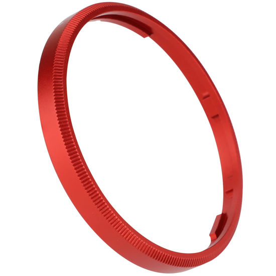 Picture of Haoge RRC-GR3XR Red Metal Decorate Ring Cap for RICOH GR3X/GRIIIX Camera Replaces GN-2