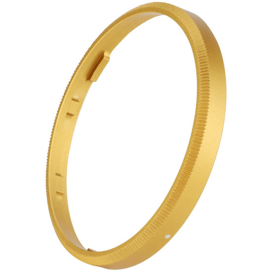 Picture of Haoge RRC-GR3Xk Golden Metal Decorate Ring Cap for RICOH GR3X/GRIIIX Camera Replaces GN-2