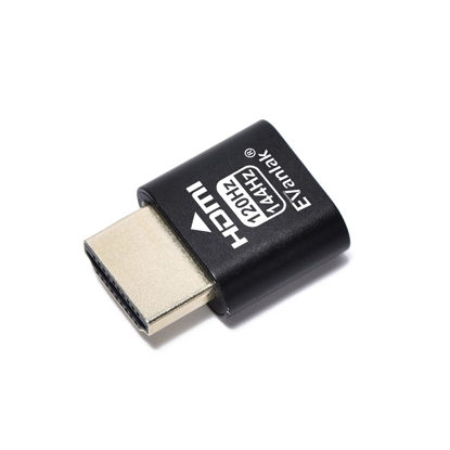 Picture of EVanlak HDMI Headless（High Rate240） HDMI Dummy Plug,Headless Ghost, Display Emulator Black 1Pcs