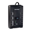 Picture of CyberPower CP825AVRLCD Intelligent LCD UPS System, 825VA/450W, 8 Outlets, AVR, Compact