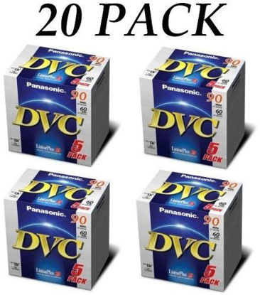 Picture of Panasonic DVM60EJ20P MiniDV Tapes for all MiniDV Cam - 20 Pack