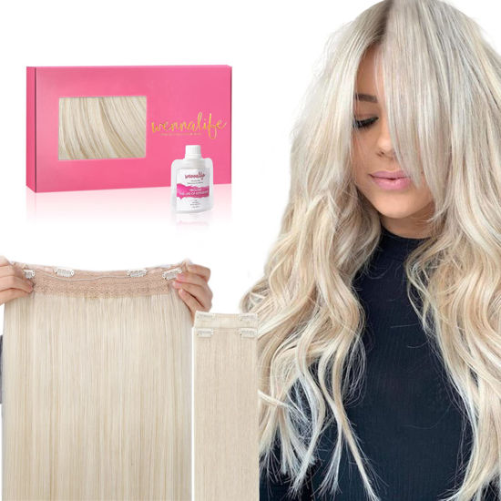 Invisible wire outlet human hair extensions