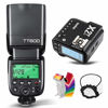 Picture of Godox TT600 HSS 1/8000s GN60 Flash Speedlite with Godox X2T-N Remote Trigger Transmitter,Built-in 2.4G Wireless X System Compatible for Nikon Cameras