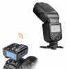 Picture of Godox TT600 HSS 1/8000s GN60 Flash Speedlite with Godox X2T-N Remote Trigger Transmitter,Built-in 2.4G Wireless X System Compatible for Nikon Cameras