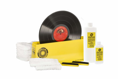 Picture of Spin-Clean Vinyl Record Washer MKII Deluxe Kit - Offering Five Extra Drying Cloths, Extra 32oz. Fluid & Extra Brushes