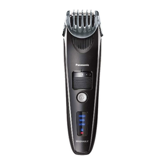 Picture of Panasonic Beard Trimmer for Men Cordless Precision Power, Hair Clipper with Comb Attachment and 19 Adjustable Settings, Washable, ER-SB40-K, 0.5-10mm lengths, 1 Pack