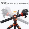 Picture of K&F Concept 67 inch Camera Tripod Horizontal Aluminum Tripods Portable Monopod with 360 Degree Ball Head Quick Release Plate for DSLR Cameras T255A4+BH-28L (TM2515T1)