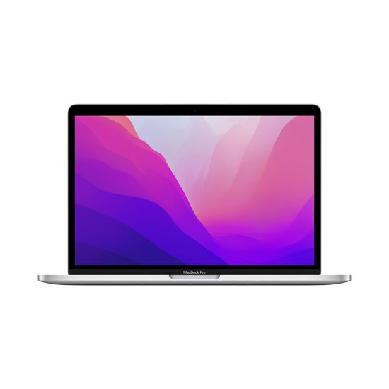 Picture of Apple 2022 MacBook Pro Laptop with M2 chip: 13-inch Retina Display, 8GB RAM, 512GB SSD Storage, Touch Bar, Backlit Keyboard, FaceTime HD Camera. Works with iPhone and iPad; Silver