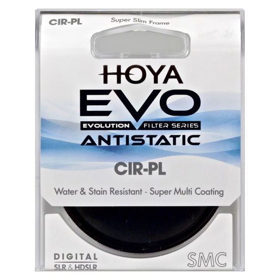 Picture of Hoya Evo Antistatic CPL Circular Polarizer Filter - 67mm - Dust/Stain/Water Repellent, Low-Profile Filter Frame