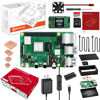 Picture of RasTech Raspberry Pi 4 Model B 4GB Starter Kit with 32GB Micro SD Card, Power Supply with ON/Off, Case, Cooling Fan, HDMI Cables, Copper Heatsinks, Card Reader, Screwdriver