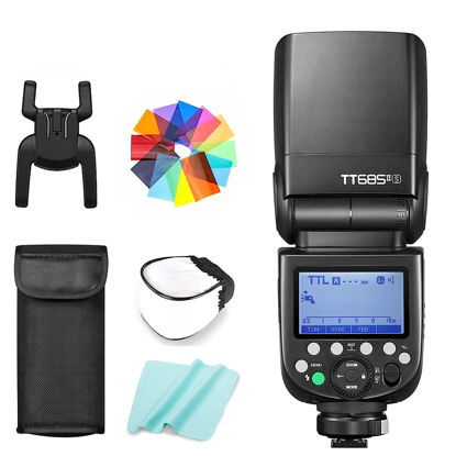 Picture of Godox TT685II-S TT685II S Camera Flash Compatible with Sony Camera, 2.4G Wireless TTL GN60 HSS, Suiltible for A58 A7S A7R A7RII A7II A99 A9 A7R A6000 A6300 RX10