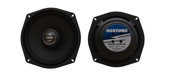 Picture of Hogtunes 352R-AA 5.25" Replacement Rear Speakers for 1998-2013 Harley-Davidson FLH Touring Models