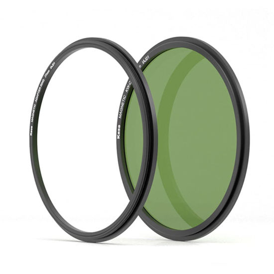 Picture of Kase 67mm Wolverine Magnetic CPL Filter with 67mm Lens Adapter Ring for Camera Lens,Shockproof Tempered Optical Glass & HD Multi Coated Circular Polarizer Filter