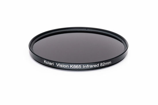 Picture of Kolari Vision Infrared Lens Filter - High-Transmission Infrared Optical Glass | Dust, Smudge, and Scratch Resistant (82mm, K665)