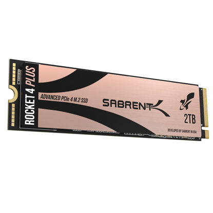 Picture of SABRENT 2TB Rocket 4 Plus NVMe 4.0 Gen4 PCIe M.2 Internal SSD Extreme Performance Solid State Drive R/W 7100/6600MB/s (Latest Version) (SB-RKT4P-2TB)