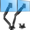 Picture of MOUNTUP Dual Monitor Mount Fits 13’’-39’’ Screen, Ultrawide Dual Monitor Desk Mount, Adjustable Gas Spring Double Monitor Arms, VESA Bracket with Clamp/Grommet Mounting Base, Computer Monitor Stand