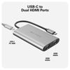 Picture of HyperDrive Dual 4K HDMI Adapter for M1/M2 MacBook 2X HDMI, Pass-Through Charging