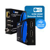 Picture of OREI KVM 4K HDMI Over Ethernet Extender Balun Over CAT6/7 Cable 4K@60Hz Upto 230 Feet - 2 USB 1.1 Ports, Supports Keyboard and Mouse USB HDMI Loop Out, Power Over Cable