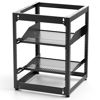 Picture of Eazy2hD 15U Open Frame Network Rack for Server, Wall Mountable Server Rack with 4 Post Design