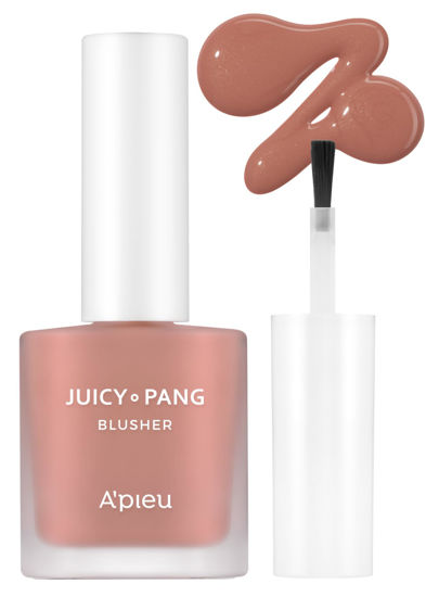 Picture of A'PIEU JUICY-PANG WATER BLUSHER (BE01 - Fig Pearl) - Korean Liquid Blush For Cheeks K Beauty Makeup