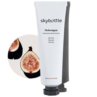 Picture of skybottle Daily Moisturizing Hand Cream Perfumed with Fig Fruit Woody Scent, Fast Absorbing and Hydrating Lotion with Shea Butter, for Dry Hand, for Women & Men, 1.7 Fl. Oz