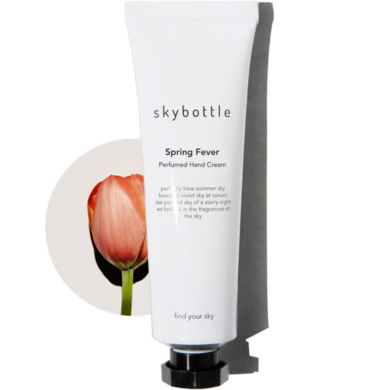 Picture of skybottle Daily Moisturizing Hand Cream Perfumed with Tulip, Lemon, Floral Scent, Fast Absorbing and Hydrating Lotion with Shea Butter, for Dry Hand, for Women & Men, 1.7 Fl. Oz