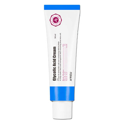 Picture of A'PIEU Glycolic Acid Cream, 1.69 fl oz (50 ml) Korean Facial Exfoliating Peeling gel with Glycolic Acid