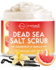 Picture of O Naturals Exfoliating Dead Sea Salt Grapefruit Essential Oil Face Body & Foot Scrub. w/Vanilla &. Hydrating Exfoliate Dead Skin, Men & Women Scrub 18oz