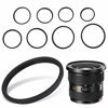 Picture of Bewinner Len Adapter,8 PCS Metal Step Up Rings Universal Lens Filter Adapter Set 49-52-55-58-62-67-72-77-82mm,Easy to Install and Remove,Directly Mount