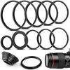 Picture of 10 Pieces Metal Step-Down Adapter Rings Kit Lens Filter Stepping Adapter Rings Set for DSLR Camera