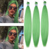 Picture of Pastel Green Braiding Hair Pre Stretched Kanekalon Prestretched Braiding Hair