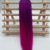 Picture of Ombre Purple Pink Braiding Hair Pre Stretched Braids Kanekalon Braiding Hair Extensions