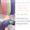 Picture of Pastel Pink White Purple Braiding Hair Pre stretched Kanekalon Multicolor Braiding Hair Packs By Leticia