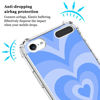 Picture of tharlet Cute iPod Touch 7 Case,iPod Touch 6 Case,iPod Touch 5 Case Clear Blue Love Heart for Women Girls Thin Shockproof Slim Soft TPU Bumper Protective Cover for iPod Touch 5th / 6th / 7th Gen