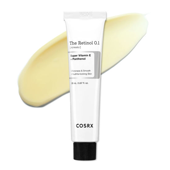 Picture of COSRX Retinol 0.1% Cream, 0.67 Fl Oz, Anti-aging Eye & Neck Cream with Retinoid Treatment to Firm Skin, Reduce Wrinkles, Fine Lines, Signs of Aging, Gentle Skincare for Day & Night, Korean Skincare