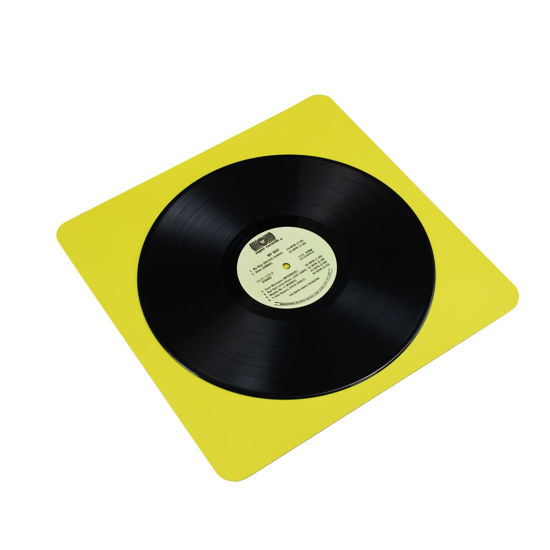 Picture of Record Master Vinyl Records Cleaning Mat,Work Mat for All Media LP Disc Cleaner/Cleaning Kit.Yellow