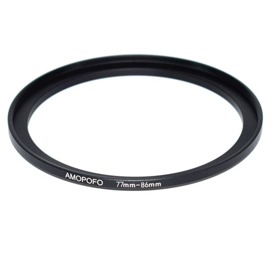 Picture of 77mm Lens to 86mm Camera Filter Ring,Compatible with All 77mm Camera Lens & 86mm UV,ND,CPL Lens Hood Accessories,Made of CNC Machined Aluminum(77-86mm)