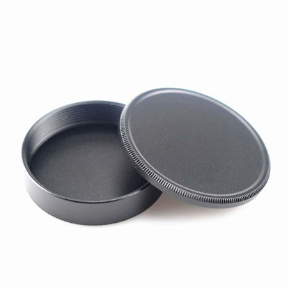 Picture of Rear Lens Cap Cover + Camera Front Body Cap for Leica L39 M39 39mm （Material: Metal Space Aluminum）