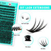 Picture of VAVALASH Lash Clusters 40D-0.07-D-9-16MM 300Pcs DIY Eyelash Extension 10D 20D 30D 40D 50D Individual Cluster Lashes Faux Mink False Lashes DIY Lash Extensions at Home 300PCS (40D-0.07-D,9-16MIX)