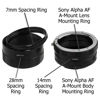 Picture of Fotodiox Macro Extension Tube Set Compatible with Sony A-Mount (Minolta AF) Cameras for Extreme Macro Photography