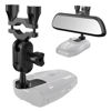 Picture of SDSACZMU Radar Detector Mount, Car Rear View Mirror Radar Detector Mount, for Cobra RAD 480i Radar Detector,Easy to Install (at Least 1 inch of Clear Rod Space is Required for Installation)