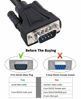 Picture of DTech 15ft DB9 Serial Cable COM Port Male to Male RS232 Straight Through 9 Pin Data Cord