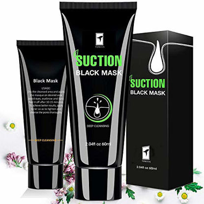 Picture of Piero Lorenzo Blackhead Remover Mask, Blackhead Peel Off Mask, Face Mask, Blackhead Mask, Black Mask Deep Cleaning Facial Mask for Face Nose 60g