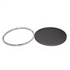 Picture of Fielect 2 Pcs 5inch Speaker Grill Mesh Decorative Circle Woofer Guard Protector Cover Audio Accessories Black Grill Silver Trim