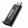 Picture of KKUYI Audio Video Capture Cards - HDMI to USB 2.0 - High Definition 1080p 30fps - Record via DSLR Camcorder Action Cam for Gaming, Streaming, Teaching, Video Conference, or Live Broadcasting