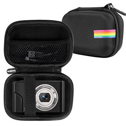 Picture of Leayjeen Digital Camera Case Compatible with Sevenat/ AUTPIRLF /SEREE and Many More Compact Portable Mini Digital Video&Photography Camera for Students, Teens, Kids CASE ONLY--BLCK