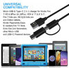 Picture of Kindle Fire 2 in 1 Fast Charger Compatible with Kindle Fire 7 HD 8 8 Plus 10 10Plus, Kids Edition/Pro Tablets, Paperwhite/Oasis E-Readers, Replacement Charger with 6FT Cable