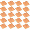 Picture of Easycargo 20pcs Heatsink Copper Pad Shims 15mmx15mm for Cooling Laptop GPU CPU IC Chips VGA RAM (15x15x1.5)