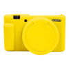 Picture of Easy Hood Camera Case for Sony ZV-1 Camera Removable Lens Cover,Anti-Scratch Silicone Soft Camera Case Compatible with Sony ZV-1 ZV1 Camera(Yellow)