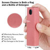 Picture of 2 Pcs Fingerprint Proof Screen Cleaner, 3 in 1Touchscreen Mist Cleaner Spray Wipe Cleaner Fingerprint-proof Screen Cleaner Soft Fiber Flannel , Safe for All Phones Glasses Tablet Laptop TV Watch Screens (pink)